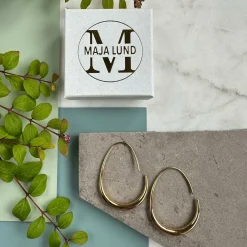 Øreringe Hella forgyldt