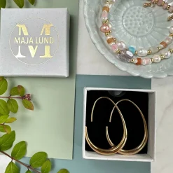 Øreringe Hella forgyldt