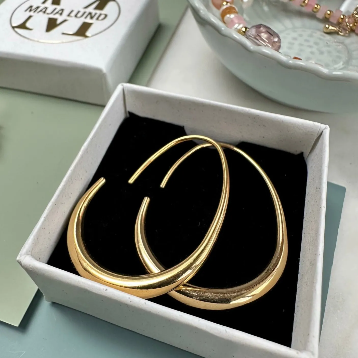 Øreringe Hella forgyldt