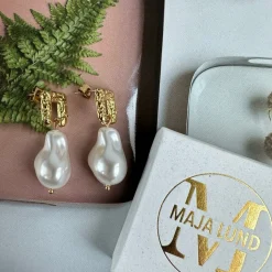 Øreringe Indie 18k forgyldt