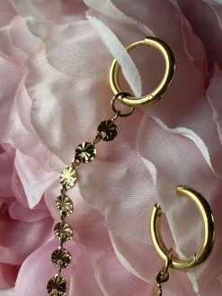 Øreringe Liva - forgyldt - Sæt med 2 par