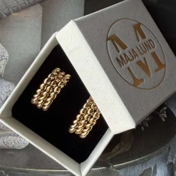 Øreringe Loreto – Forgyldt