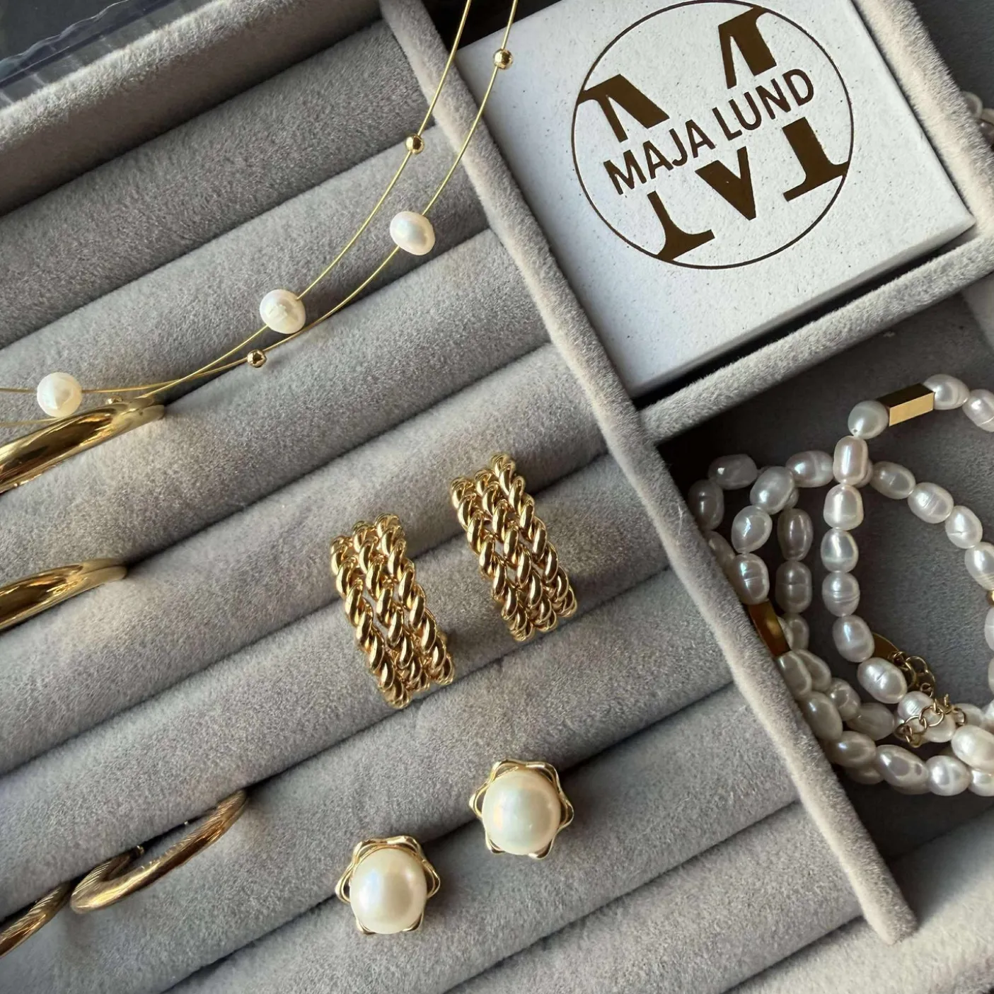 Øreringe Loreto – Forgyldt