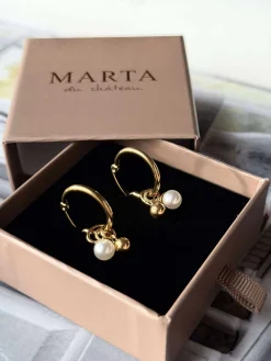 Øreringe Marina - Forgyldt