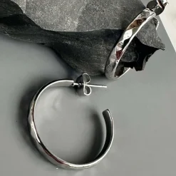 Øreringe Mille sølvbelagt