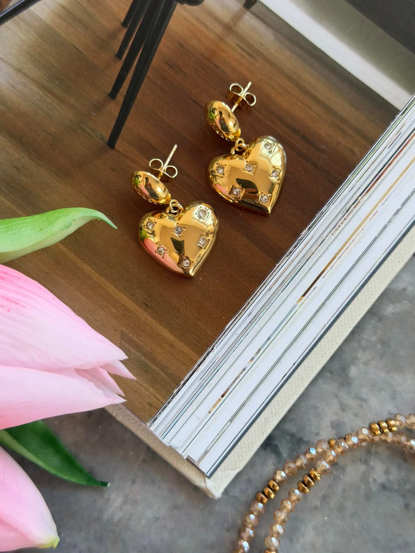 Øreringe Mimi – Forgyldt