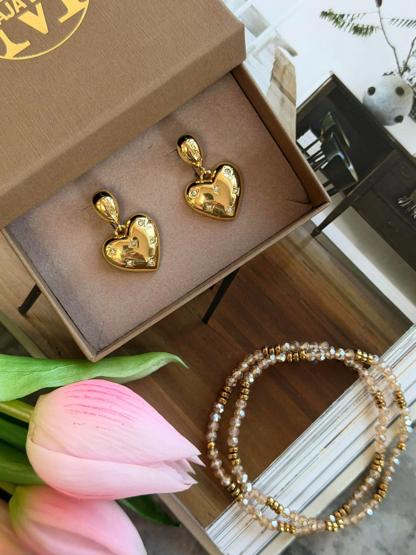 Øreringe Mimi – Forgyldt