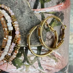 Øreringe Mindy 18k forgyldt