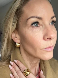 Øreringe MIRELLA - forgyldt