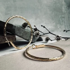 Øreringe Morgan forgyldt