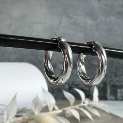 Øreringe Norma - Sterling sølv