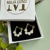 Øreringe Selma – Forgyldt Sterling sølv