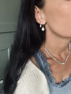 Øreringe Selma – Forgyldt Sterling sølv