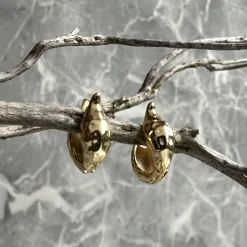 Øreringe Sheila 18K forgyldt sterling sølv