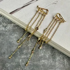 Øreringe Winona forgyldt Sterling Silver