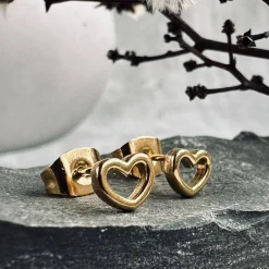 Ørestikker Bellisima forgyldt - Vandfast