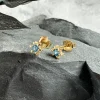 Ørestikker GIA – Blue 18K forgyldt
