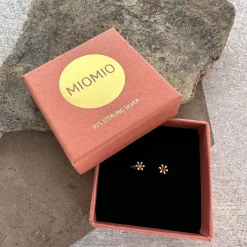 Ørestikker GIA – Brown 18K forgyldt