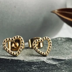 Ørestikker Gillano forgyldt - Vandfast