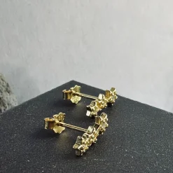 Ørestikker Louisa forgyldt sterling sølv