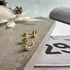 Ørestikker Marleen 18K forgyldt Sterling Silver