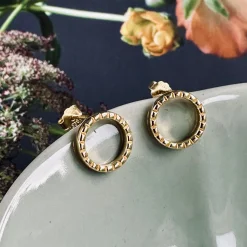 Ørestikker Sille forgyldt sterling sølv