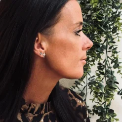 Ørestikker Taylor Mix Box 18K forgyldt - 2 stk