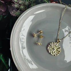 Ørestikker Vanessa forgyldt sterling sølv