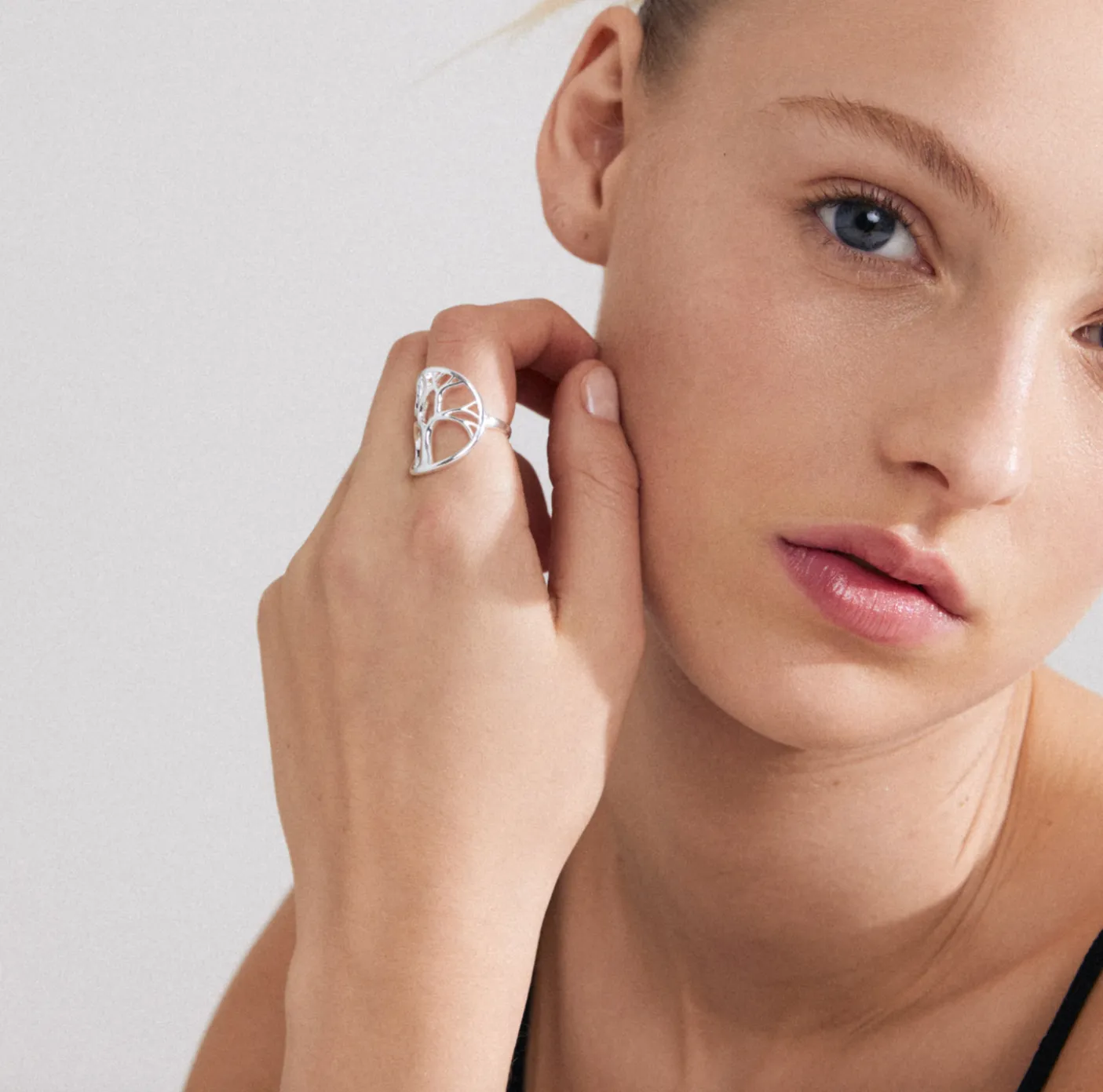 Ring ALIA sølvbelagt