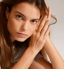 Ring CHARMAINE forgyldt