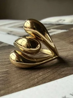 Ring JENNINGS forgyldt