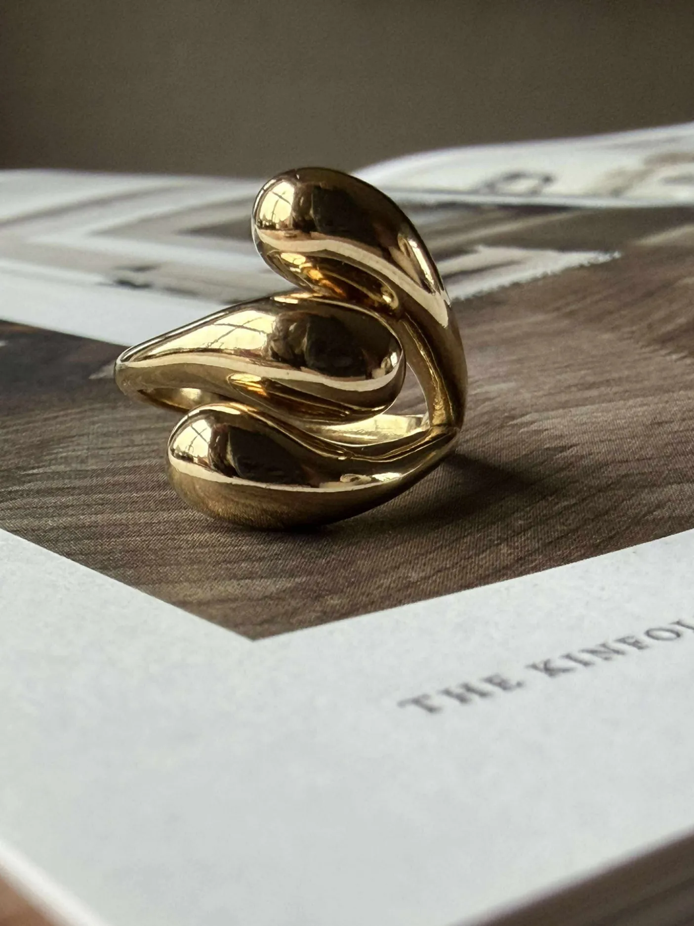 Ring JENNINGS forgyldt