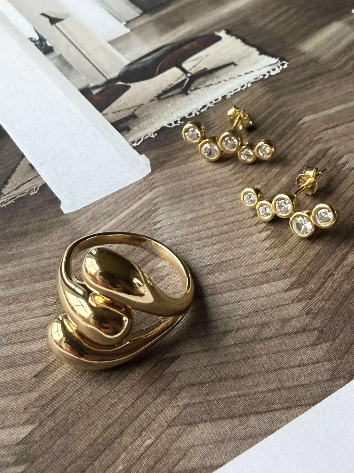 Ring JENNINGS forgyldt