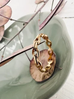 Ring Link - forgyldt