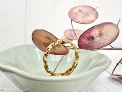 Ring Link - forgyldt