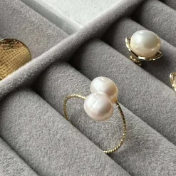 Ring Miara - Justerbar forgyldt