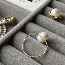 Ring Miara - Justerbar forgyldt