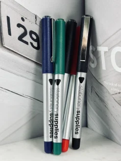 Rollerballpenne - 5 stk