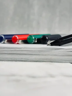 Rollerballpenne - 5 stk