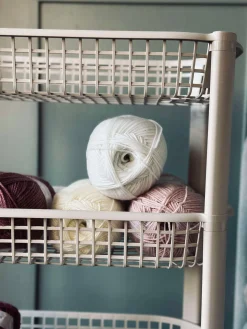 Rullevogn m. 4 kurve - Beige