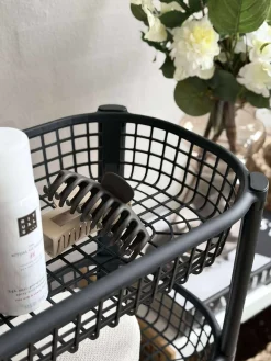 Rullevogn m. 4 kurve - Sort