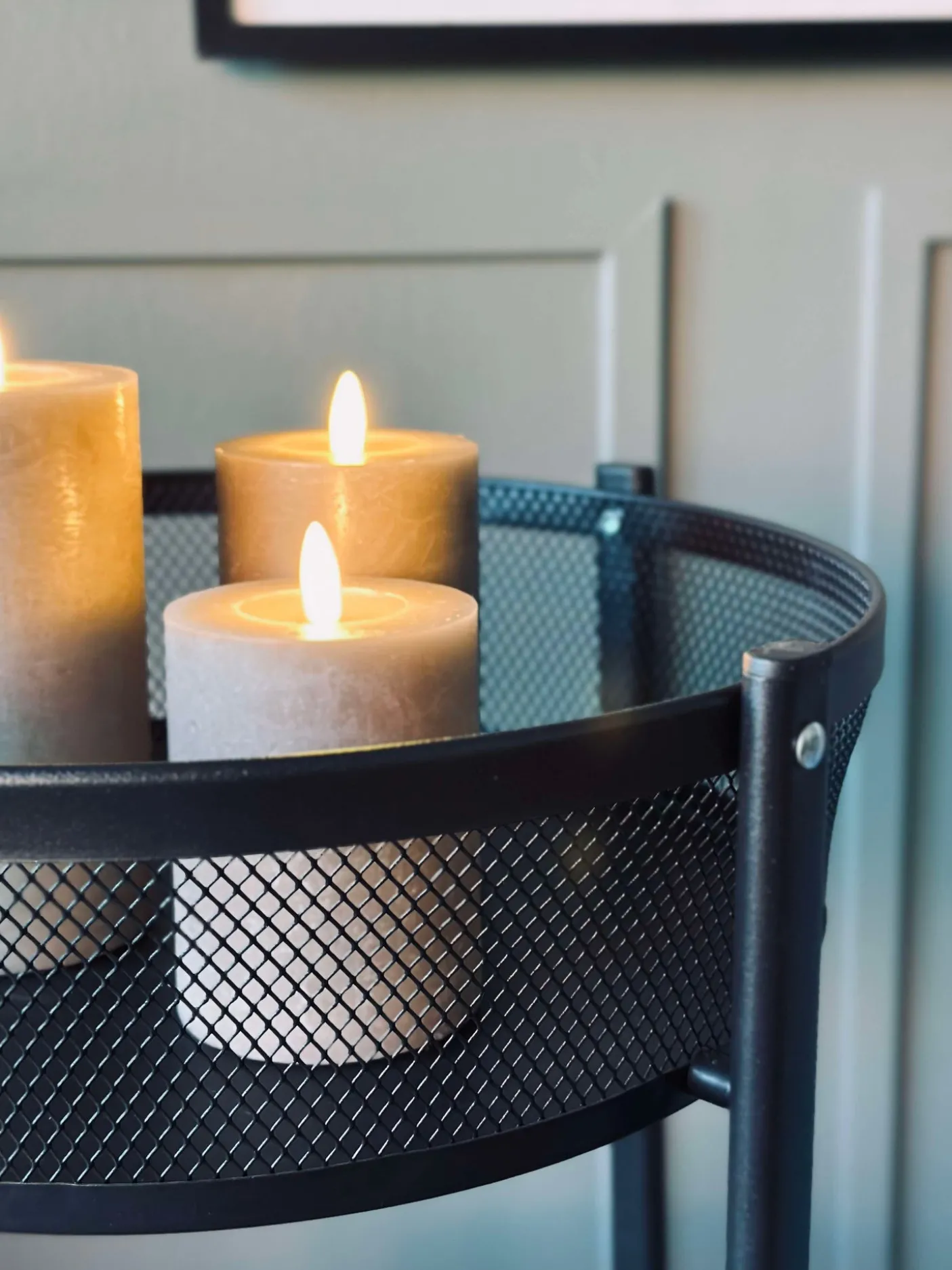 Rullevogn m. hjul - 3 etager