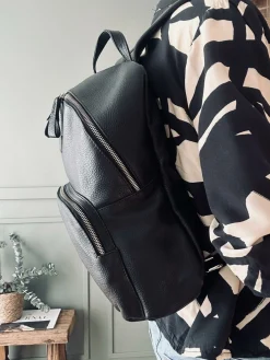 Rygsæk – Black leather