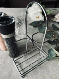 Salt og peber sæt i holder