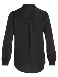 Satinskjorte Luna Black