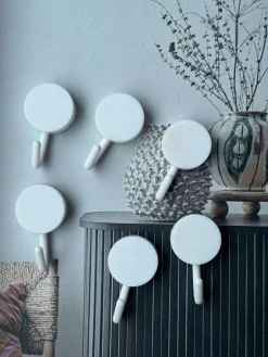 Selvklæbende knage - Sort eller hvid