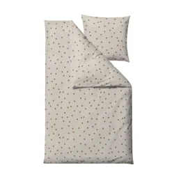 Sengesæt, Solaris varm taupe, 140x200 - 63x60