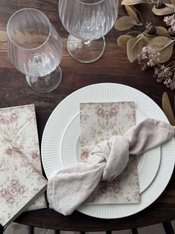 Servietter Mini roser - 20stk.