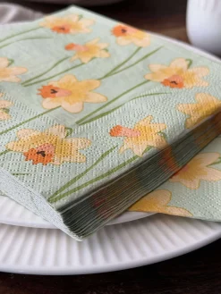 Servietter Påskeliljer - 20stk.