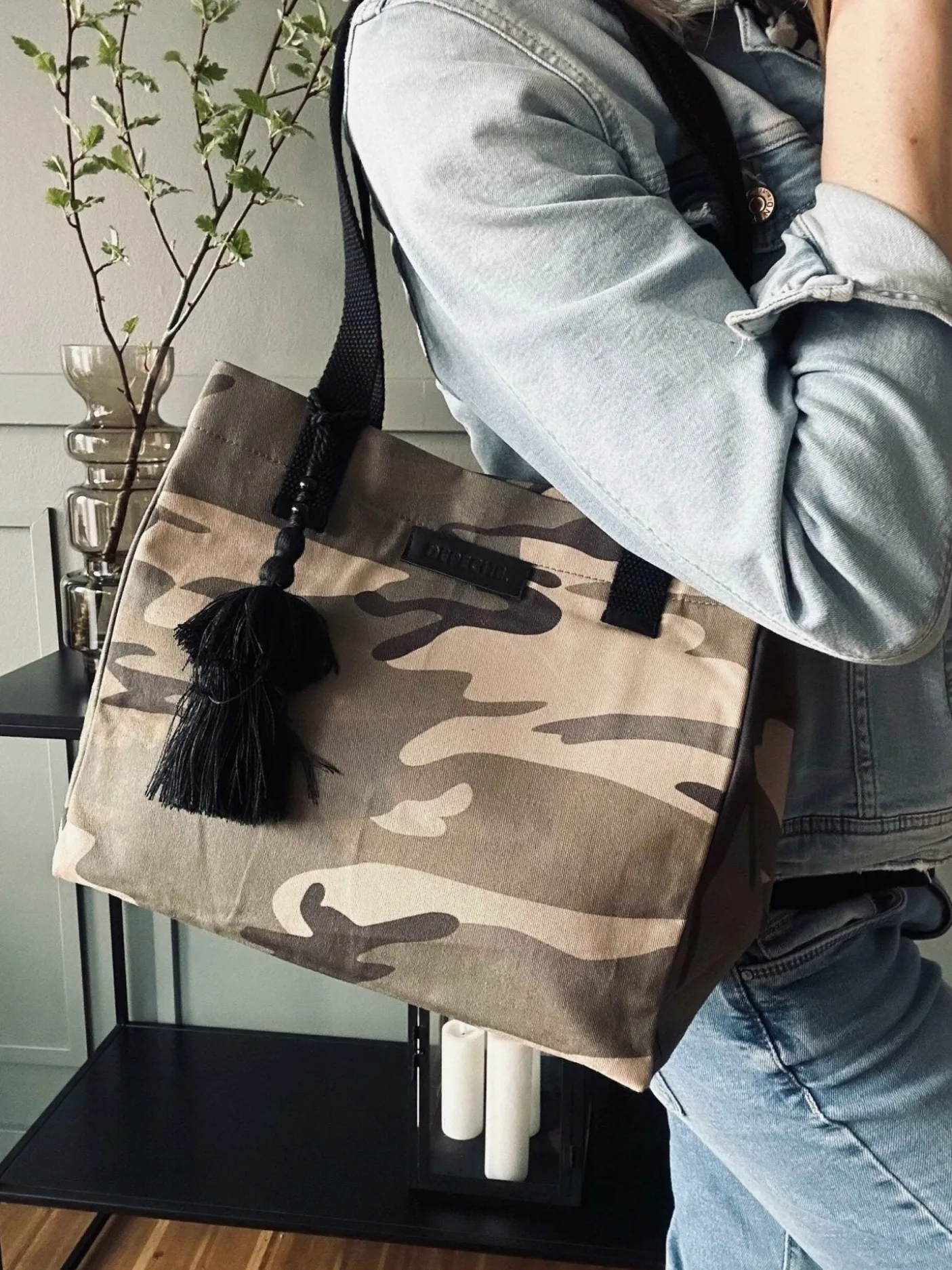 Shopper ARMY Canvas Small